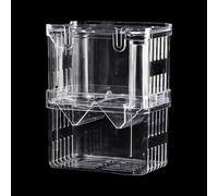 Anulely Fish Birthing Tank | ABS Breeding Box, Incubator With Suction Cups, Baby Separator for Tank, Breeding Isolation