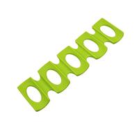 Anulely Fridge Bottle And Can Stacker, Silicone Bottle And Can Easy Stacker Foldable Wine Beer Racker Space Saver Perfect For Kitchen Cabinet And Fridge Storage Rack, Black/Green