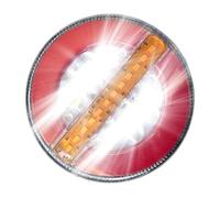 Anulely LED Trailer Light | 5.31 Inch Round Trailer Tail Lights - Rear Lighting, Stop Turn Lamp, Safety Accessories For RV Car Truck Boat Bus