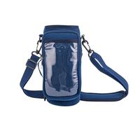 Anulely Magnetic Bottle Bag,Bottle Organizer - Gym Accessories Pouch Organizer Carrier Holder with Shoulder Strap for Travel Work Sports