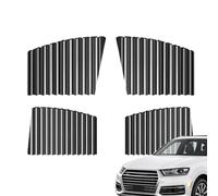 Anulely Magnetic Sun Protection Roller Blinds for Car, Curtain for Car Side, Pack of 4 Adjustable Sun Protection Curtains for Car, Block Sunlight, Automotive Curtains for