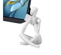 Anulely Reading Figurines Home Decor,Aesthetic Sculpture Room Décor - Golden Figurine Reading Book, Modern Home Decor For Living Room Bookshelf Shelf