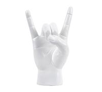 Anulely Rock And Roll Hand Sign, Desk Statue Classic Gesture For Music Lovers, Rock And Roll Music Hand Symbol Sign, Classic Hand Sculpture Finger Statues