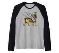 Anunnaki Aliens Sumerian Gods Babylonian Mesopotamian Raglan Baseball Tee
