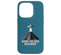 Anunnaki UFO Pyramids Mystery Case for iPhone 14 Pro