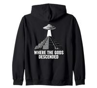 Anunnaki UFO Pyramids Mystery Zip Hoodie