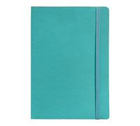Anupam Hue Journal Ruled A5 Notebook 192 Pages 80Gsm Matte Finish Flexible PVC Cover Journal for Unisex, Daily Journal Notebook for Engineering, Notes Taking & Writing in School and Office (Sky Blue)