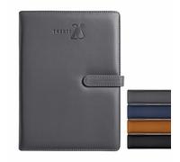 Anupam Nova 2026 Diary with Dates B5 25x17cm, 365 Days, Daily Planner with Monthly Calendar, January to December New Year Diary 2026, PU Material Cover, Magnetic Closure and Pen Holder 80GSM - Grey