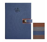 Anupam Spark 2026 Diary A5 80 GSM|Suede Textured PU Cover|Locking with Pen Holder|Daily Planner with Dates,Saturday & Sunday Separate|Full Page Per Day with Monthly Calendar|365 Days New Year Diary
