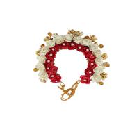 Anuradha Gold-Sky-Blue Colour Styled with Stone Fancy Hair Brooch/Juda Pin for Women/Girls