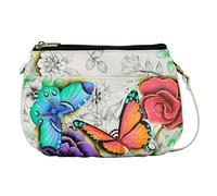 Anuschka Anna by Handpainted Small Multi Compartment X-Body,Floral Paradise, Floral Paradise, One Size