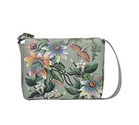 Anuschka Women’s Hand-Painted Genuine Leather Flap Crossbody - Floral Passion