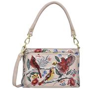 Anuschka Women’s Hand-Painted Genuine Leather Large RFID Organiser - Cardinal Family