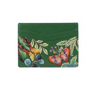 Anuschka Women’s Original Hand-Painted Genuine Leather Credit Card Case - Dancing Leaves