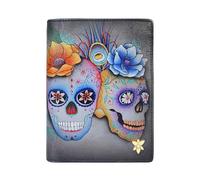 Anuschka Women's Original Leather Hand-Painted RFID Organizer de Azúcar, Calaveras D'azucar, One Size