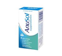 Anusol Haemorrhoid Suppositories, Shrinks Piles, Soothes Itching, 12 Count
