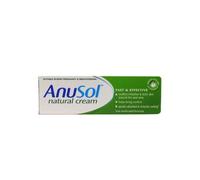 Anusol Natural Cream - 30g Cream with Natural Ingredients - Relieves Anal Itching & Discomfort - Suitable For Pregnancy & Breastfeeding - Non Medicated, Quick Cooling External Relief - Vegan Friendly