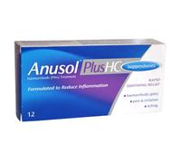 Anusol Plus HC Suppositories (12)