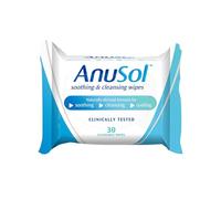 Anusol Soothing and Cleansing Wipes, Gentle Formula, 30 Count