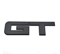 ANUTE Metal Styling 18 X 5.2CM GT Logo Emblem Car Rear Trunk Auto Badge Sticker Decal Fit For Mustang 5.0 L V8 GT (Color : Black)