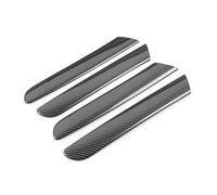 ANUTRDE ABS Carbon Fiber Interior Window Door Panel Cover Trim Strips Decor Compatible with Golf 6 MK6 2008 2009 2010 2011 2012 Inner Accessories