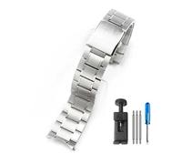 ANUTRDE Arc Interface Watch Strap Compatible with Casio Swordfish Stainless Steel Watchbands MTP-1374/MTP-1375/Vd01 Replace 22mm(Steel(MS))