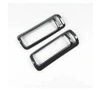 ANUTRDE Car B Pillar Air Conditioning Outlet Frame Decoration Sticker Trim Compatible with Audi A6 C6 C7 2009-2018 Carbon Fiber Color Styling(Carbon Fiber Color)