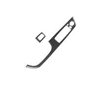 ANUTRDE Compatible with 3 Series E92 2005 2006 2007 2008 2009 2010 2011 2012 True Carbon Fiber Left Driver Side Door Window Switch Panel Cover