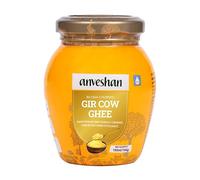 Anveshan A2 Gir Cow Desi Ghee 150ml | Traditional Bilona Method | Burnt Quark | Cultivated | Pure and Natural | Lactose and Gluten Free | Lab Tested