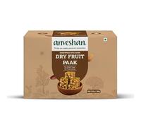 Anveshan Dry Fruit Punch - 250 gm | Super Healthy Sweet | 100% Natural | Made Using Almonds, Cashew Nuts, Pistachio, Dates, A2 Desi Cow Ghee | Sugar Free | Diwali Gift Hamper