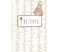ANVIE Hard Cover Recipe Book A5 - Recipes- 100 Fill Out Pages, DIY Cooking Baking, Vintage Kitchen Apron