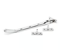 Anvil Hinton Non-Locking Casement Stays Decorative Window Stay Arm Traditional Ironmongery Hardware (Polished Bronze, 331mm)