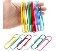 Anvin 30 Pack Paper Clips 4 Inch Large Sheet Holder Mega Paperclips Jumbo Size 10cm Clips Paper Holder for Files Documents Work Organizing Home Office School Supplies(Rustproof and Multicolored)