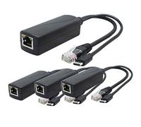 ANVISION 4-Pack 5V 2.4A Gigabit PoE Splitter, USB Type C, IEEE 802.3af Compliant