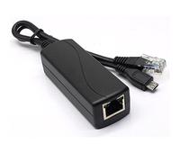 ANVISION 5V 2.4A PoE Splitter, Micro USB IEEE 802.3af Compliant, for Dropcam or Raspberry Pi, IPC, IP Camera and more