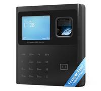 ANVIZ W1 Pro Fingerprint Time Clocks for Employees Small Business - Free Cloud Software - Biometric Clock in and Out Attendance Machine, Black