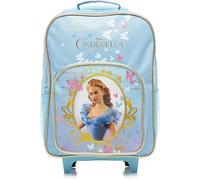 Anw Performance Kids Character Deluxe Trolley Backpack with Wheels - Lightweight Rolling School Bag for Boys & Girls, Durable Travel & School Suitcase Backpack for Toddler (Deluxe Cinderella 2015)