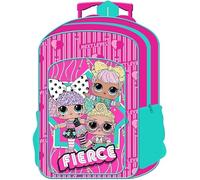 Anw Performance Kids Character Deluxe Trolley Backpack with Wheels - Lightweight Rolling School Bag for Boys & Girls, Durable Travel & School Suitcase Backpack for Toddler (Deluxe LOL Surprise)