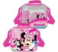 Anw Performance Kids Character Lunch Box Set - Insulated Lunch Bag with Matching Food Container & Bottle, BPA-Free, Leak-Resistant, Reusable School Lunch Set for Boys & Girls (Minnie Mouse)