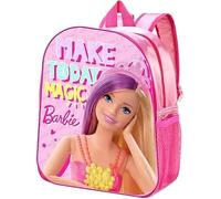 Anw Performance Kids Character Standard Backpack - Lightweight School Bag for Boys & Girls, Durable Polyester, Practical Compartments, Adjustable Shoulder Straps (Standard Barbie)