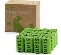 ANWA 100% Compostable Biodegradable Dog Poop Bags, Extra Thick Leak Proof, EN13432 Certified, 240 Count, 16 Rolls