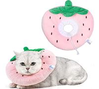 ANWA Adjustable Cat Cone Collar - Soft, Cute Recovery Collar for Kittens After Surgery
