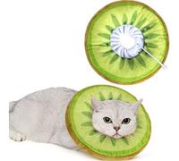 ANWA Adjustable Cat Cone Collar - Soft, Cute Recovery Collar for Kittens After Surgery