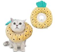 ANWA Adjustable Cat Cone Collar - Soft, Cute Recovery Collar for Kittens After Surgery