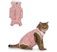 ANWA Cat Recovery Suit - Breathable Cat Onesie for Cats After Surgery Female, Kitten Surgery Recovery Suit Female Abdominal Wounds