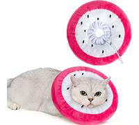 ANWA Elizabethan Cat Collar Adjustable Soft Cute Cat Recovery Collar Surgery Recovery Collar for Kittens