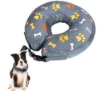 ANWA Inflatable Dog Collars for After Surgery, Adjustable Buster Collars for Dogs, Soft Dog Cone Alternative