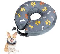 ANWA Inflatable Dog Collars for After Surgery, Adjustable Buster Collars for Dogs, Soft Dog Cone Alternative