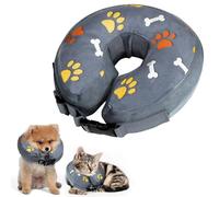 ANWA Inflatable Dog Collars for After Surgery, Adjustable Buster Collars for Dogs, Soft Dog Cone Alternative