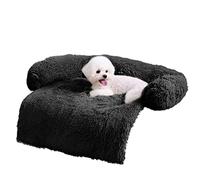 ANWA Soft Plush Dog Sofa Bed - Furniture Protector Cover Mat, Washable Couch Cushion 77x77x16cm